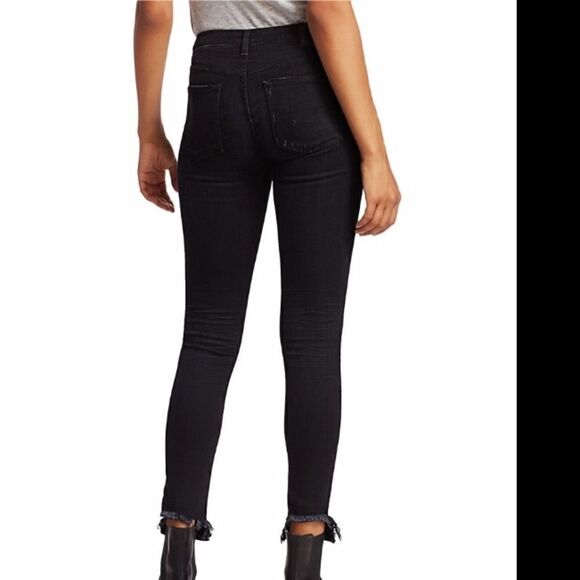 R13 Alison Skinny Stratford Black Size 25 - Picture 6 of 17